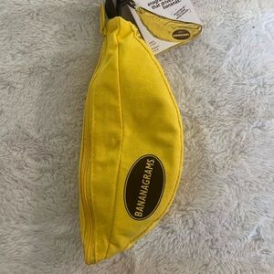 Bananagrams Yellow Banana-Shaped Pouch New